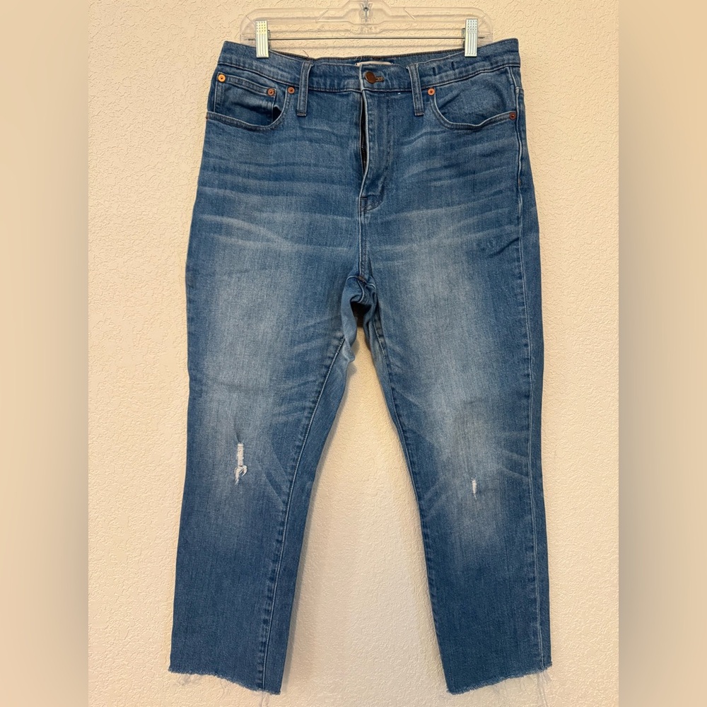 Madewell high rise slim boyjean size 30